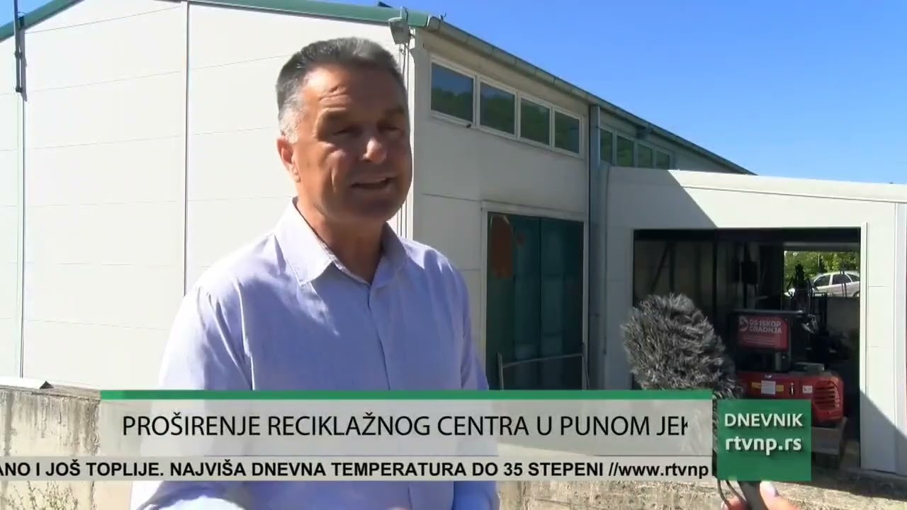 Gradonačelnik Nihat Biševac sa saradnicima obišao Reciklažni centar JKP Gradska Čistoća Novi Pazar