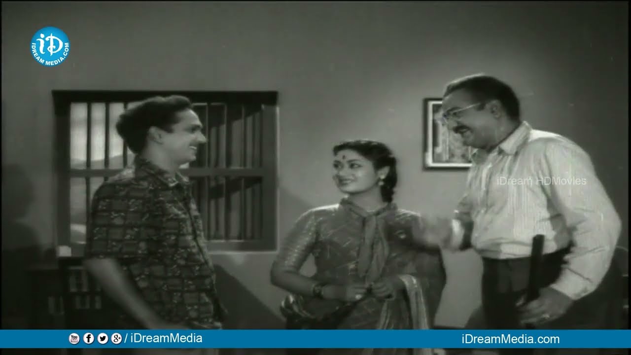 మా అమ్మాయితో పెళ్లి నీకిష్టమేనా ? | ANR and SVR Telugu Old Movie Scene | Savitri @idreamkhammam