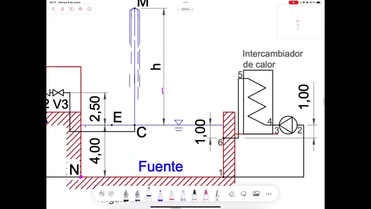 Análisis hidráulico del sistema de impulsión de una fuente ornamental PARTE 1
