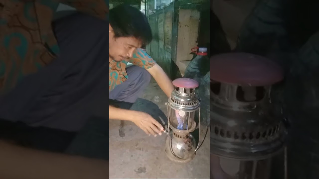 cara menyalakan lampu petromak era tujuh puluhan.oleh ustad ismanto