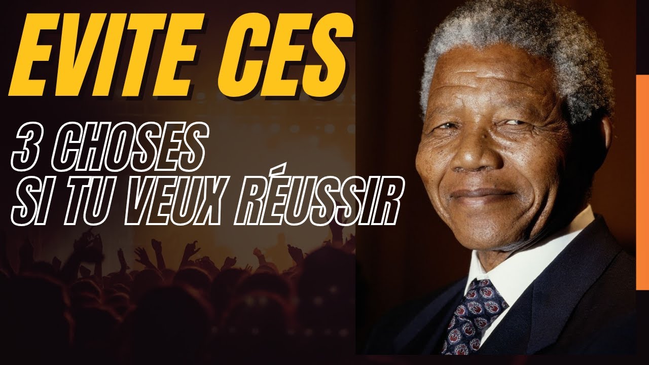 Évite ces 3 choses si tu veux réussir