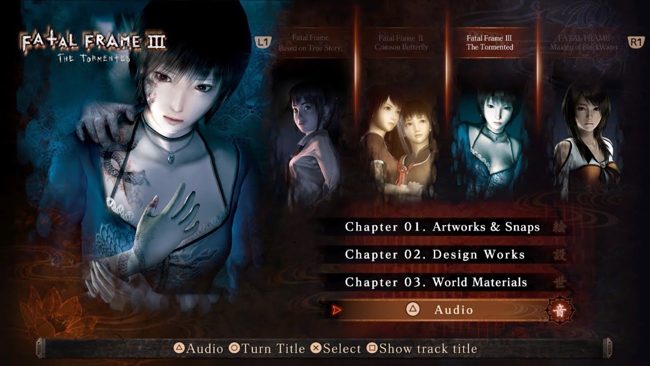 Fatal Frame PS5 Digital Deluxe Artbook Fatal Frame III The Tormented