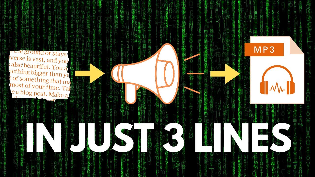 Convert Text to Speech and Save as MP3 in Python Easily!