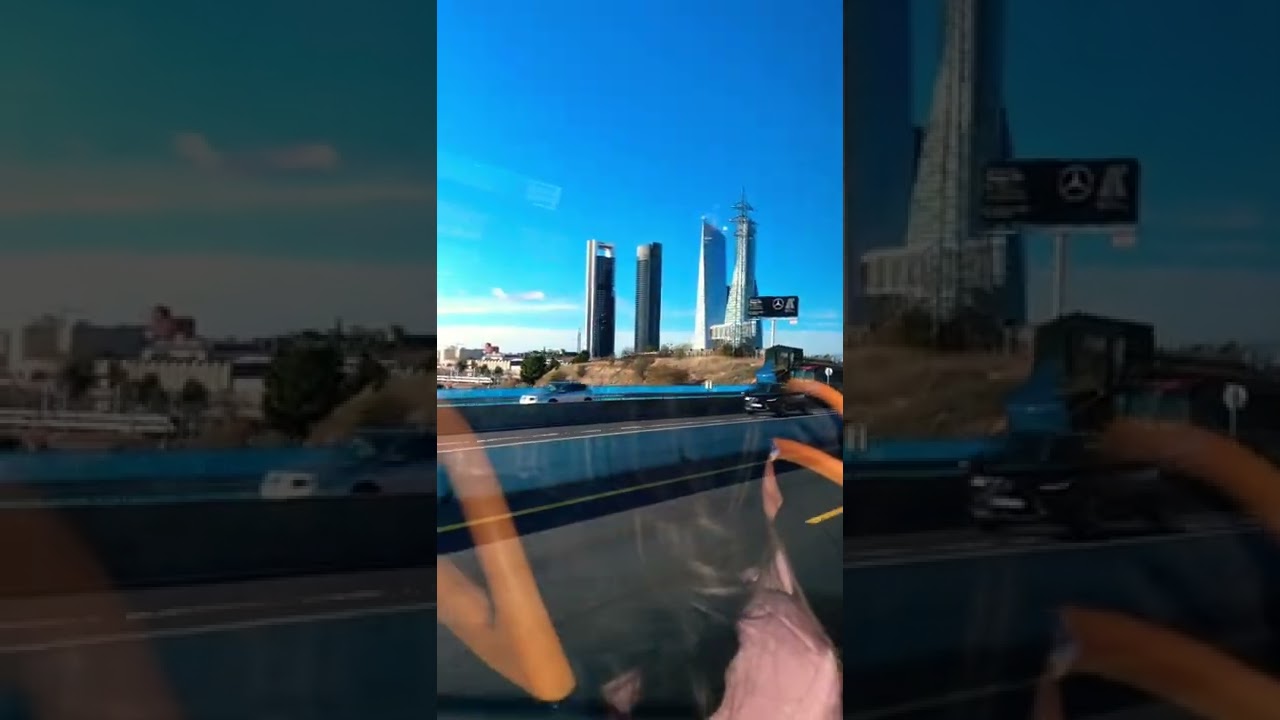 Llegando a las Cuatro Torres, el centro financiero de Madrid - Espa&ntilde;a 🇪🇸