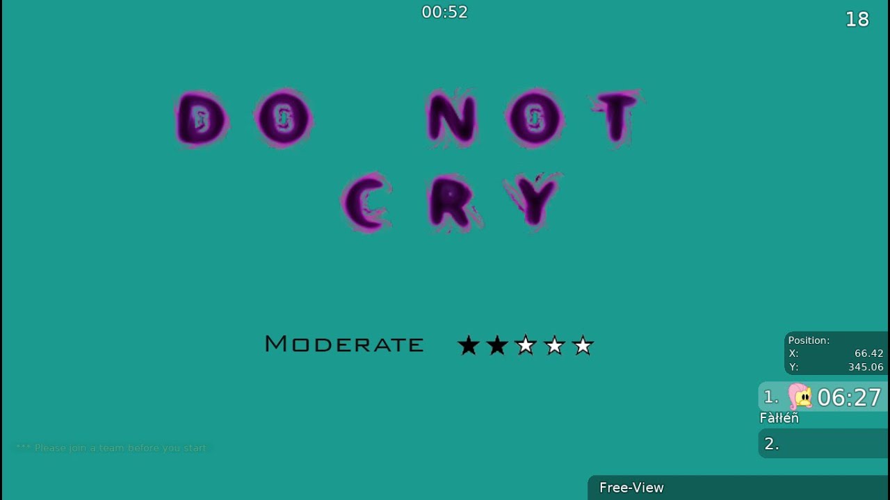 DDNet ( Teeworlds ) – Cry (Moderate ★★✰✰✰)