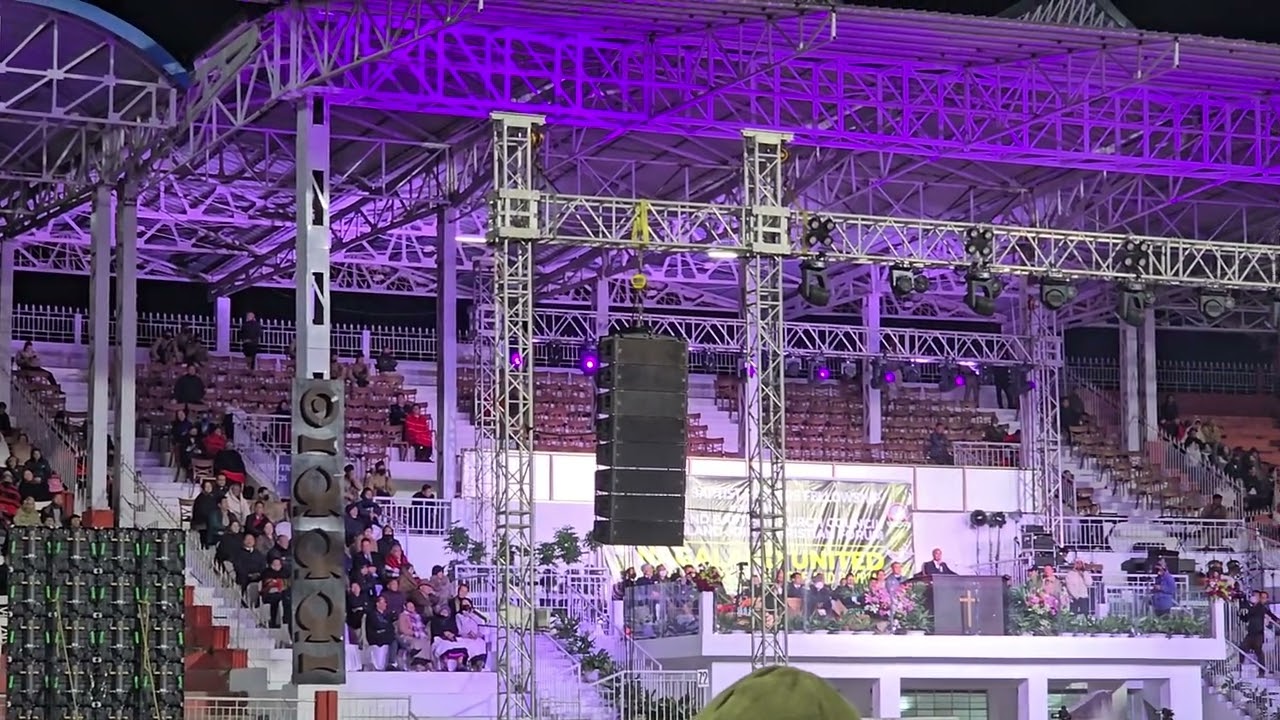 Beautifully sang by Terrence William Wanshong @ IG Staduim # Nagaland United Kohima.