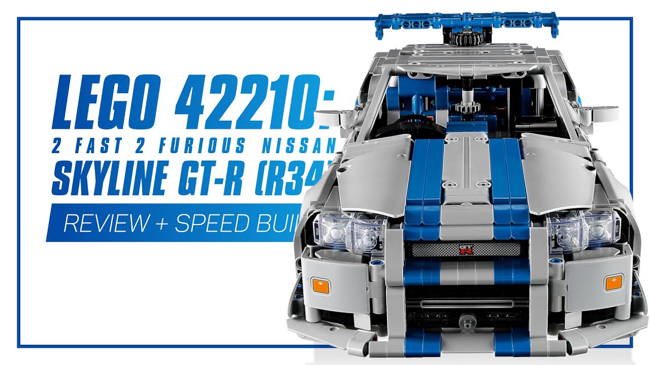 LEGO 42210: 2 Fast 2 Furious Nissan Skyline GT-R (R34) - IN-DEPTH REVIEW