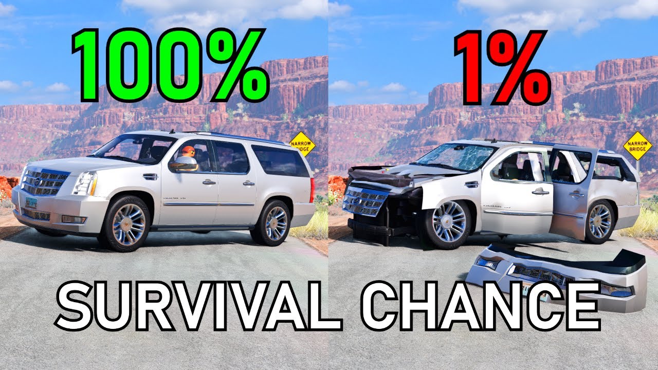 Realistic Survival Chance Crashes #14 | BeamNG.drive
