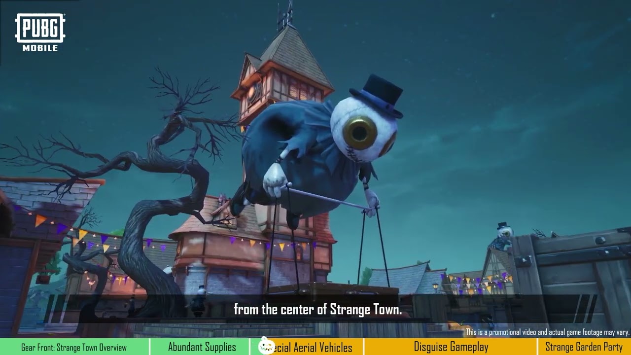 PUBG MOBILE | Gear Front: 🎃 Strange Town Guide 🎃