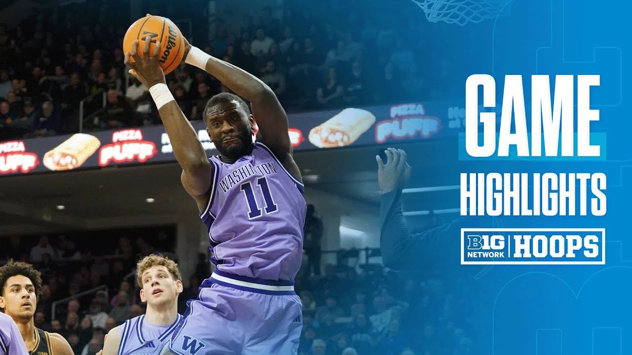 Washington vs. Northwestern | HIGHLIGHTS | Big Ten Men's Basketball | 01/31/26