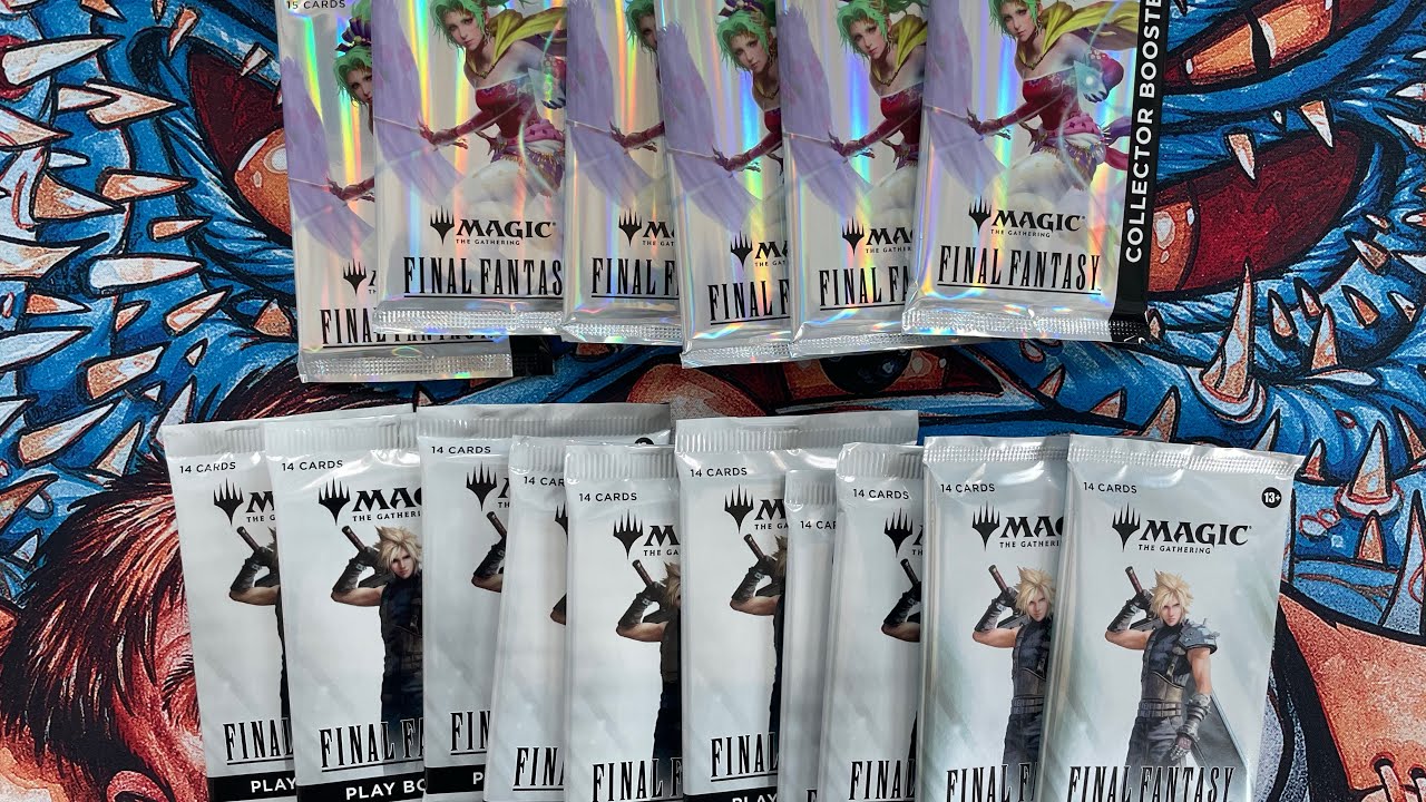Открытие Final Fantasy Collector и Play Booster — новый план... Открывайте случайные наборы посто...