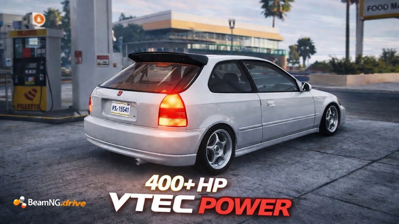 Honda Civic Type R  400+ HP  (BeamNG Drive G920 )