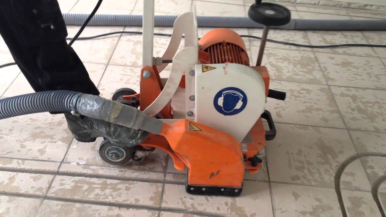 Floor iQ underfloor heating milling machine