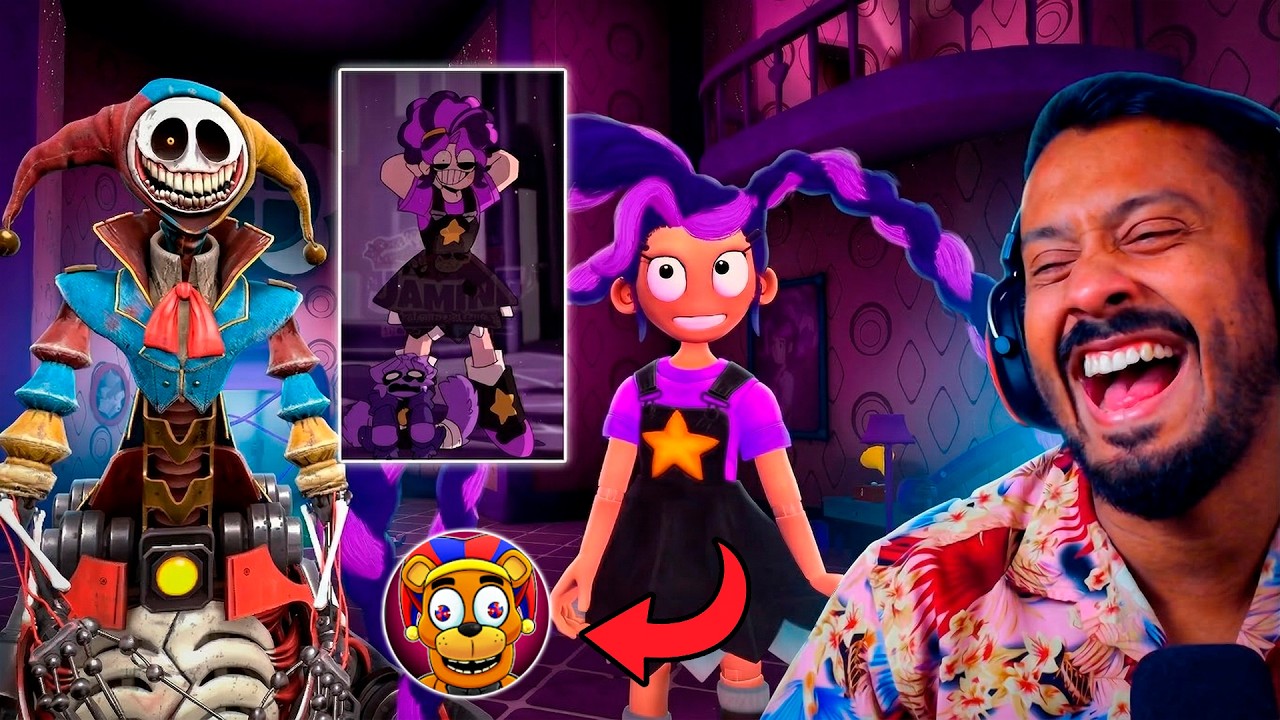 LILLY E PROTOTIPO DE RESENHA NO VR VENDO ANIMAÇÕES DE POPPY PLAYTIME 5 😂