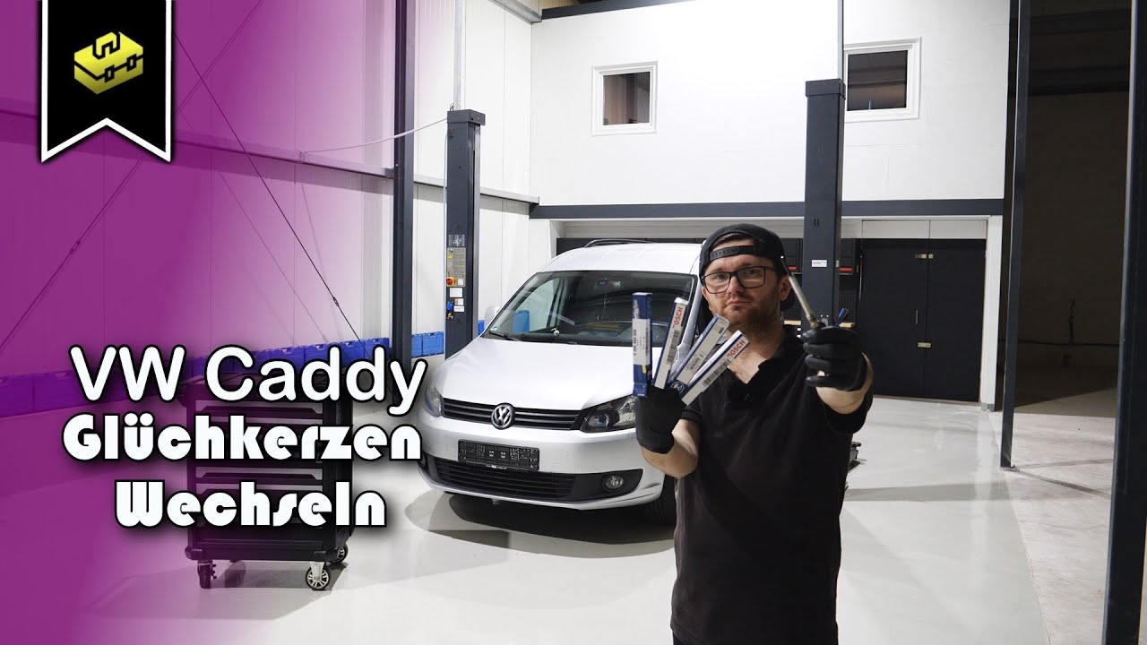 Volkswagen Caddy 2K 1.6 Glühkerzen Wechseln | Change glow plugs  | VitjaWolf | Tutorial | HD