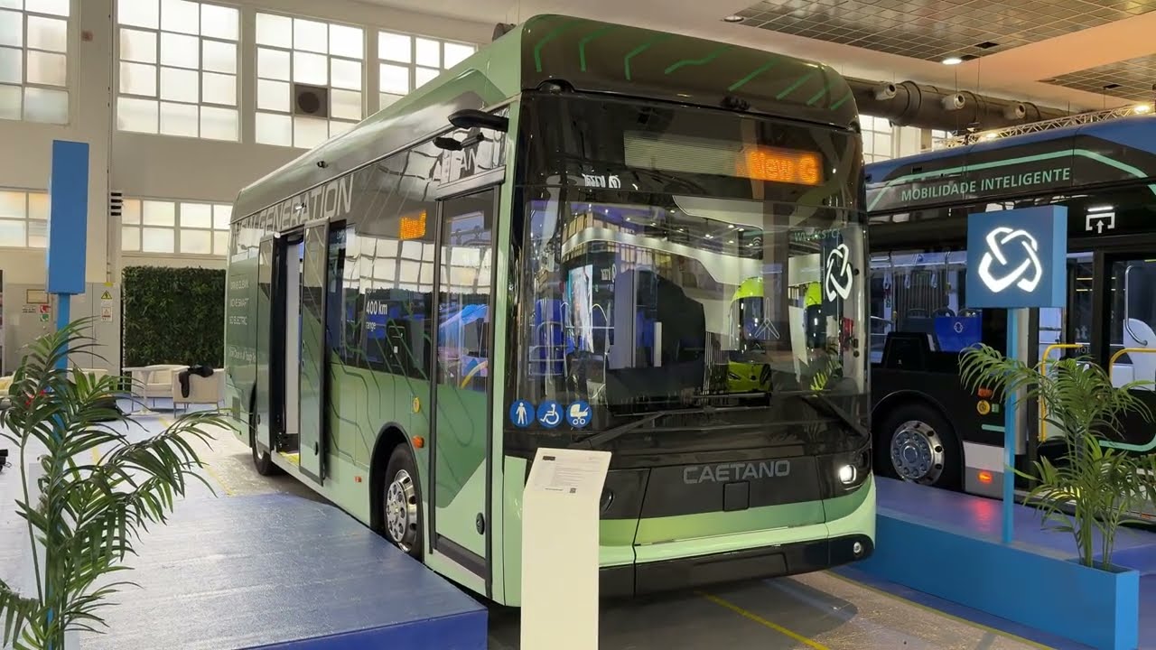 CaetanoBus e.City Gold (2026) | Интерьер и экстерьер | Busworld Europe 2025 Брюссель