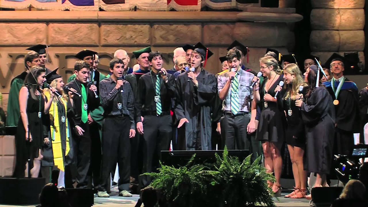 Green Envy performs Tulane Alma Mater