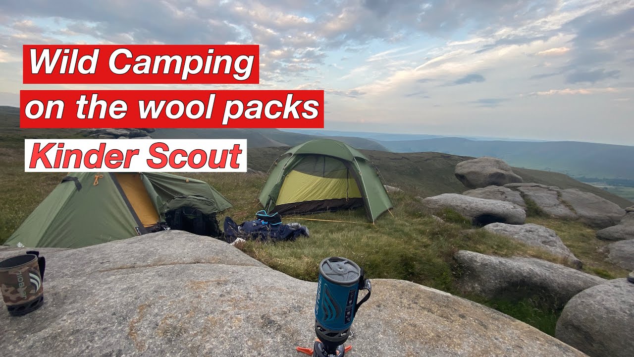 Wild camping on the wool packs, kinder scout