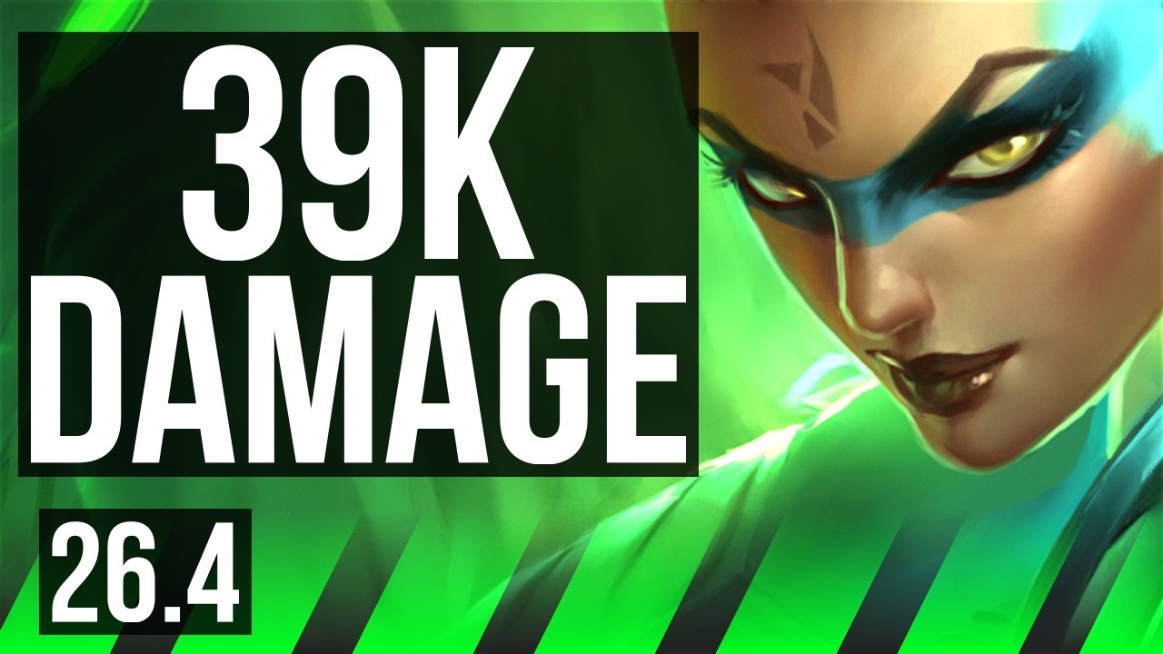 NIDALEE vs LEE SIN (JGL) | 39K damage | KR Grandmaster | 26.4