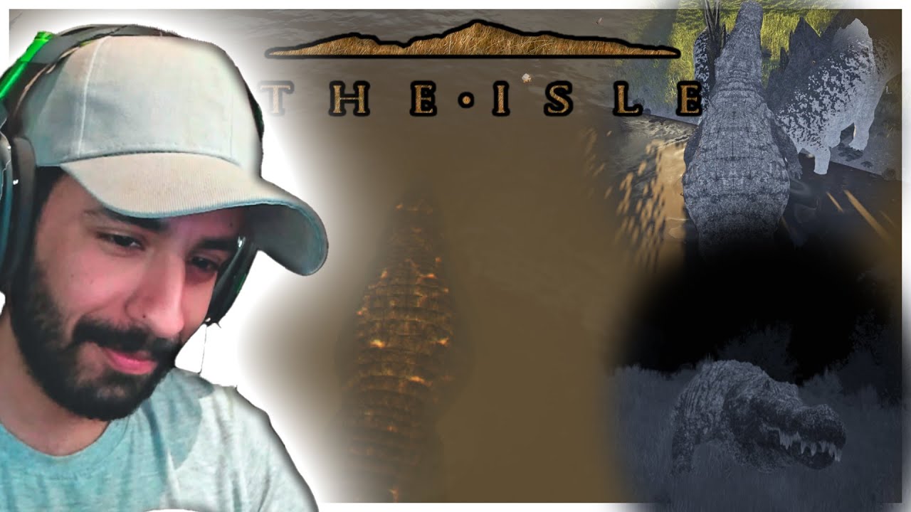 محاكي الديناصورات The Isle | يوميات تمساح يحب يغرّق اللاعبين🐊✨