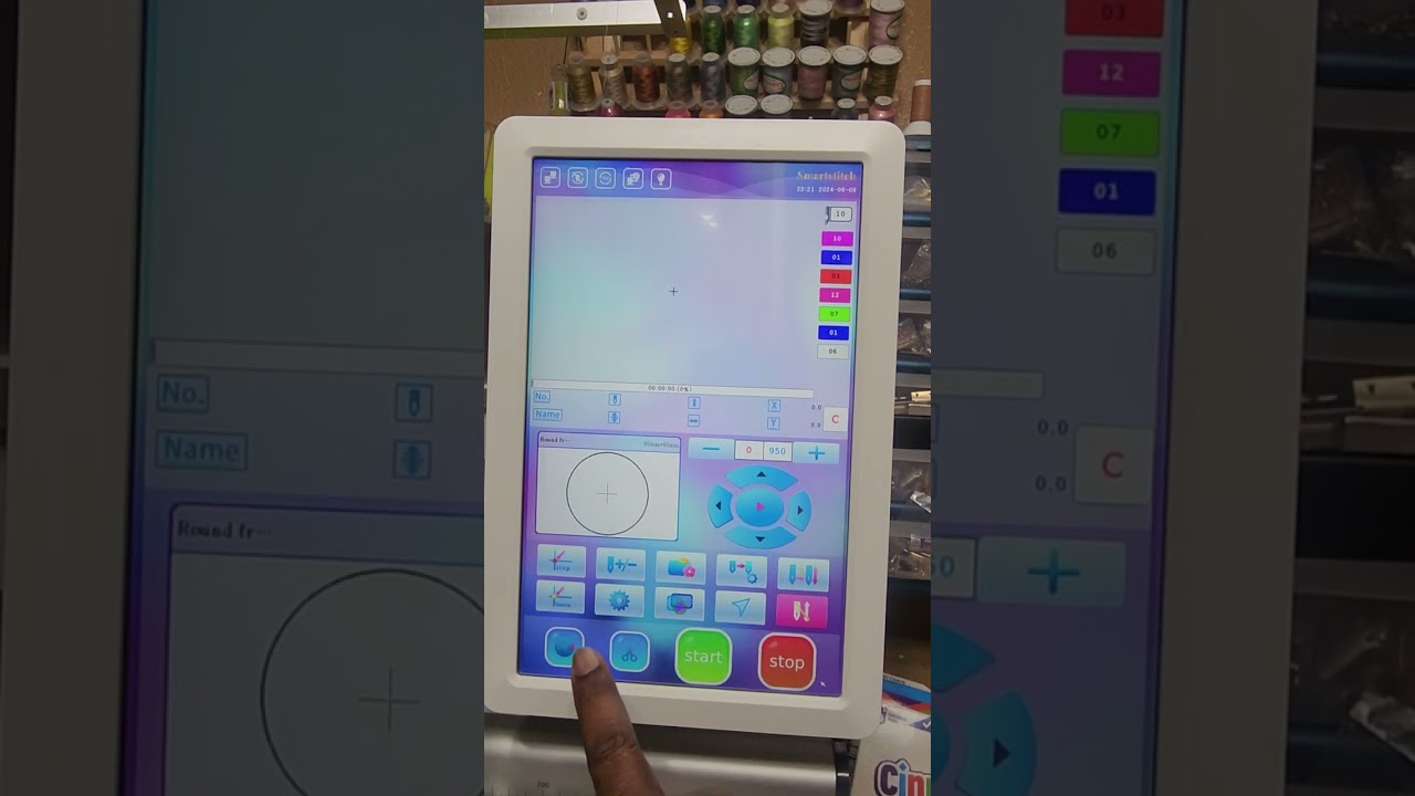 How I load my bobbin and pull up thread on my Smartstitch S1501 @SmartstitchEmbroideryMachine