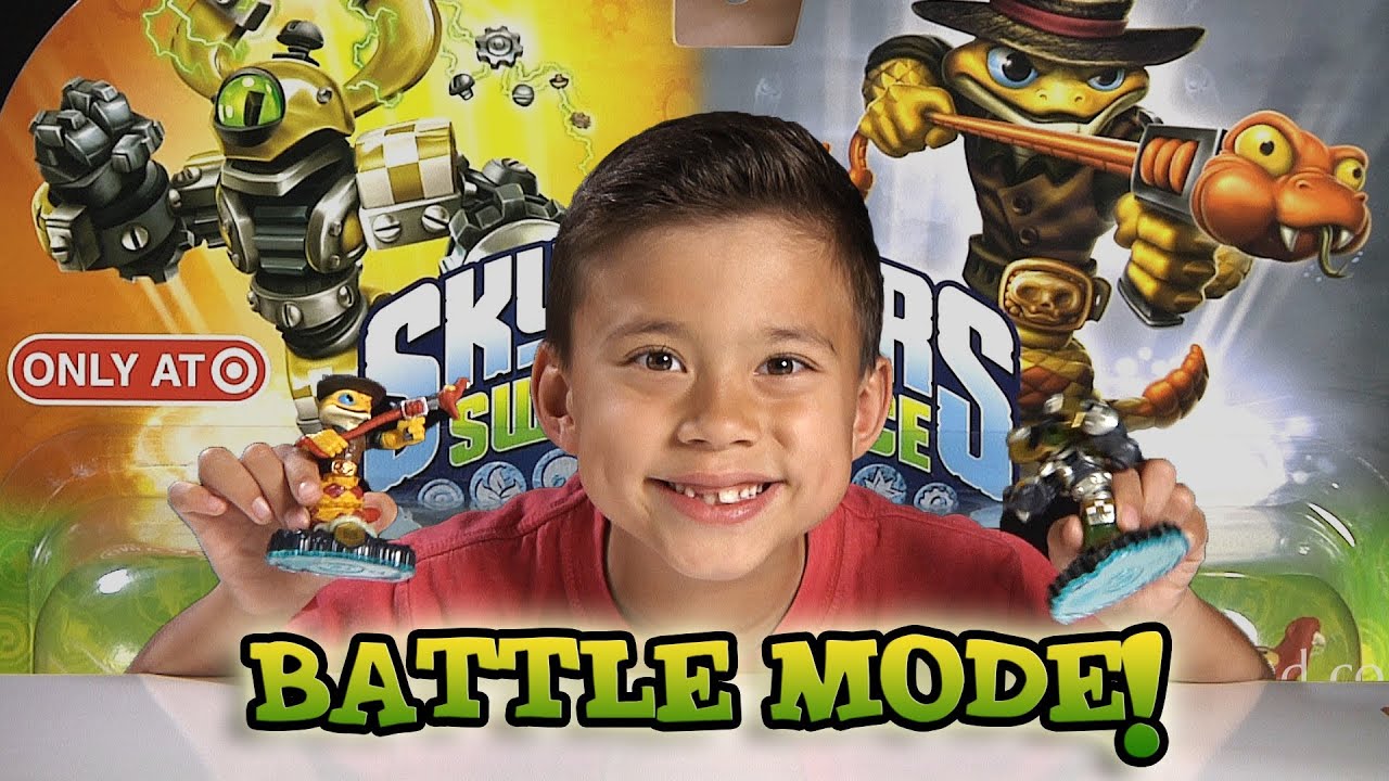 Exclusive NITRO MAGNA CHARGE vs. RATTLE SHAKE - BATTLE MODE! Swap Force Unboxing, Review, Gameplay