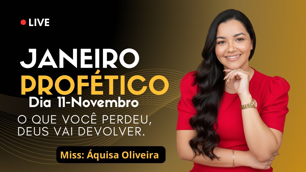 JANEIRO PROFÉTICO | DIA 11- OUTUBRO | Deus Vai Restituir Tudo🙏🏻🚨🌾