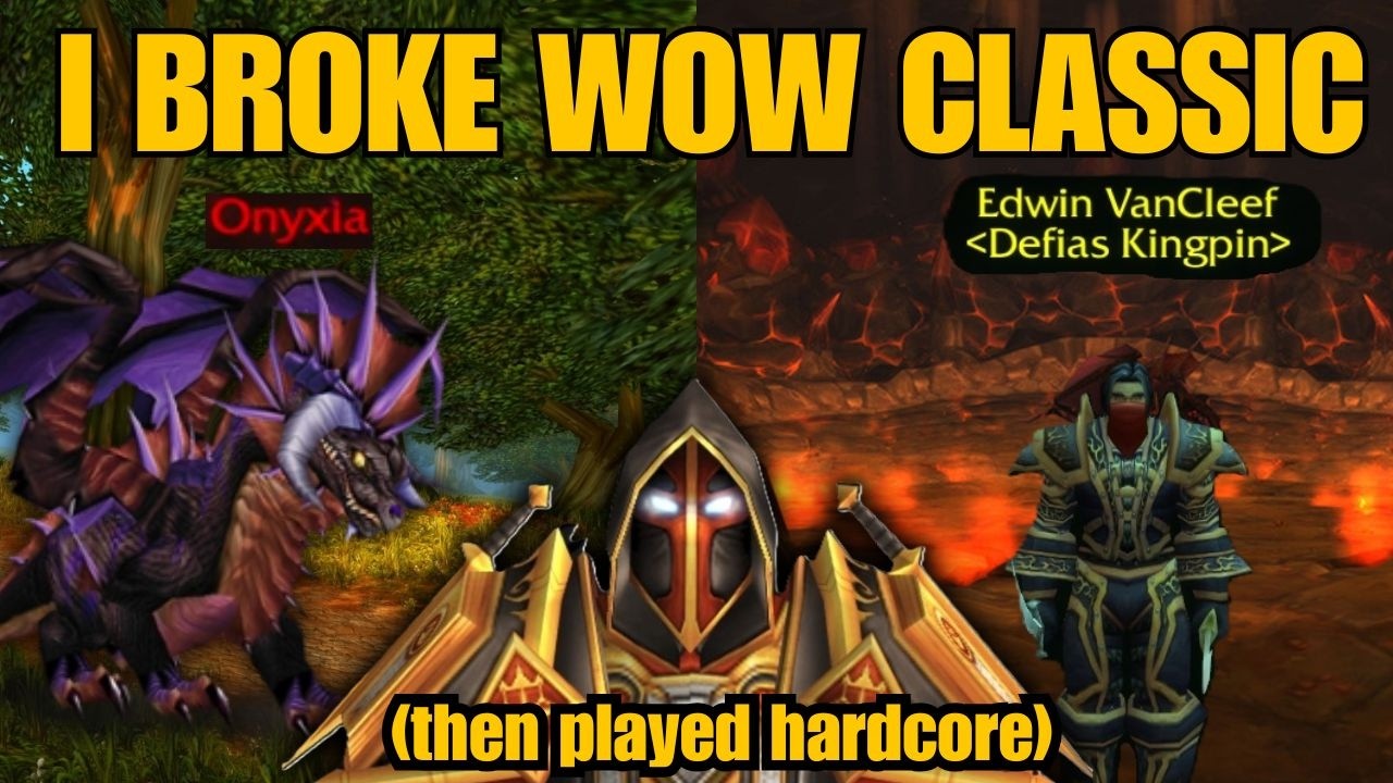 Я случайным образом выбрал все режимы WoW Classic. Затем я перешёл в хардкорный режим.