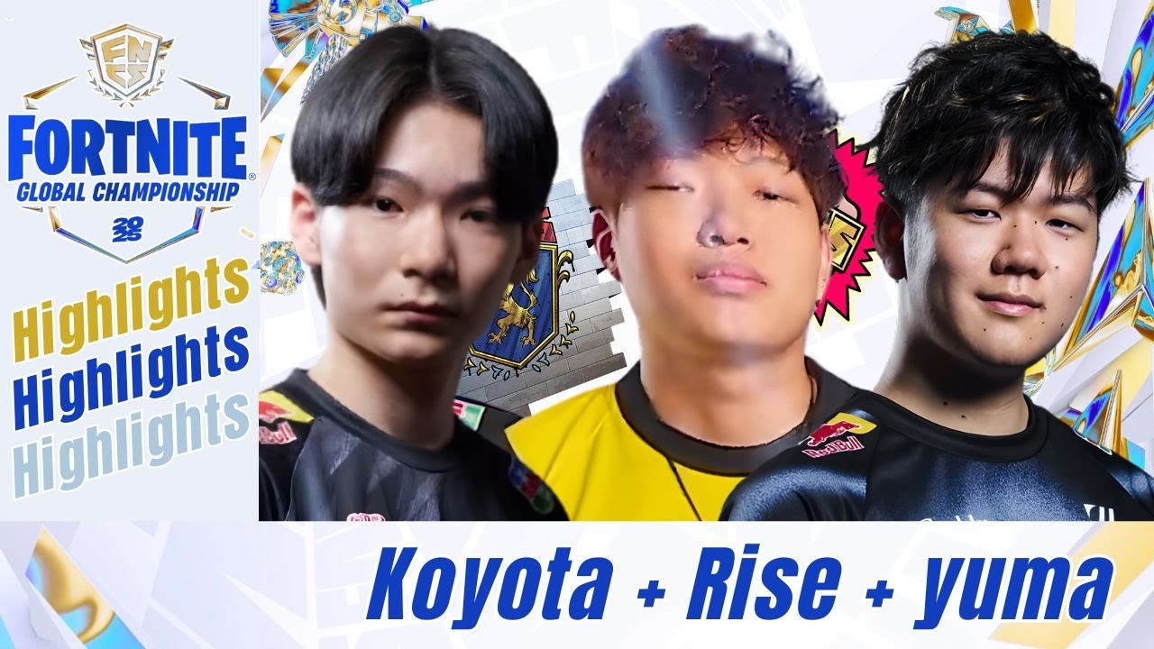 Koyota, Rise & Yuma - Fortnite FNCS 2025 Global Championship Trio Highlights