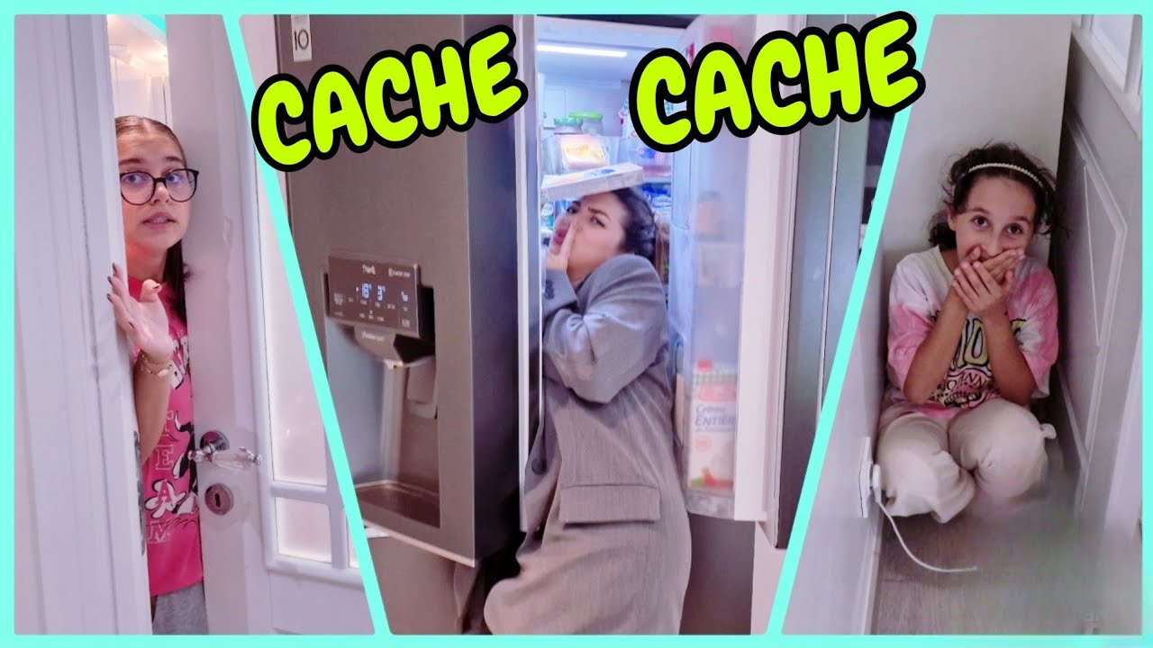 CACHE CACHE DANS LE DÉMÉNAGEMENT     #sistersalipour #cachecache
