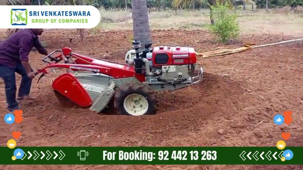 VST Power Tiller Demo Video | Best Farming Tool for Plowing & Soil Preparation