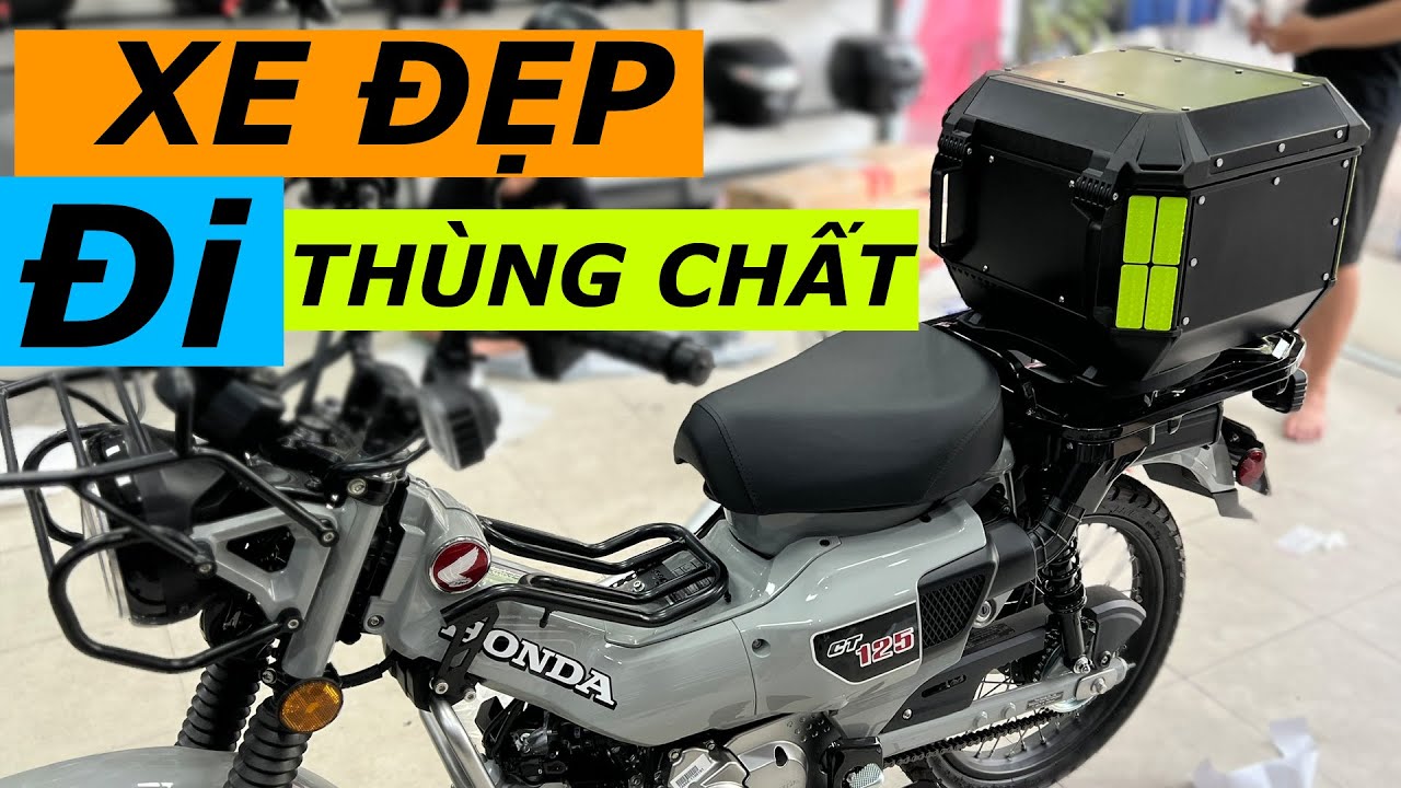 Honda CT125 2025 Gắn Thùng Nhôm Givi Cao Cấp - Yohe Shop