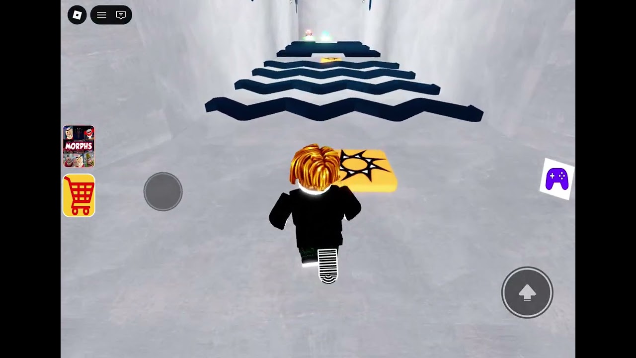 playing a obby