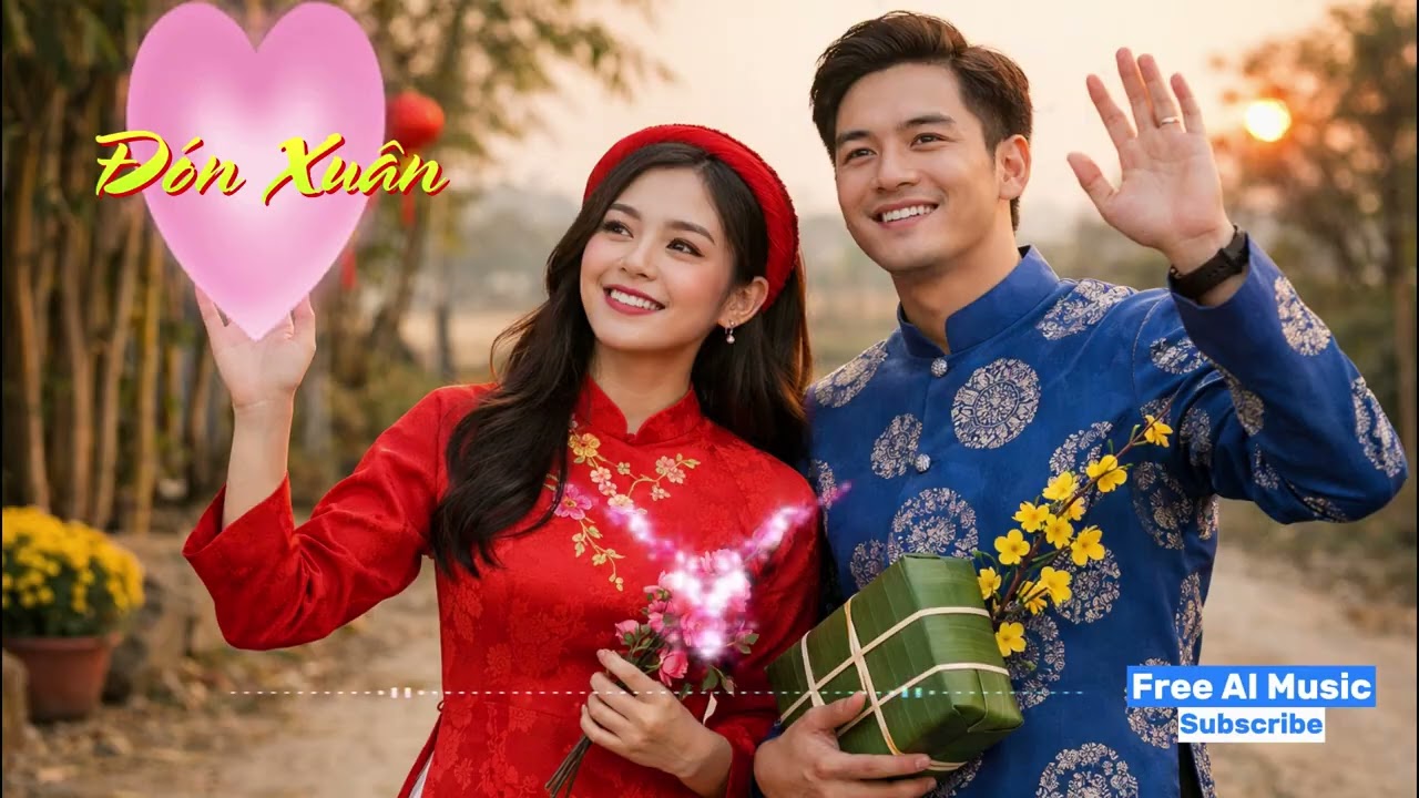 Đón Xuân Sum Vầy 🌸 Nhạc Xuân Cha Cha Cha Do AI Sáng Tạo | Free AI Music