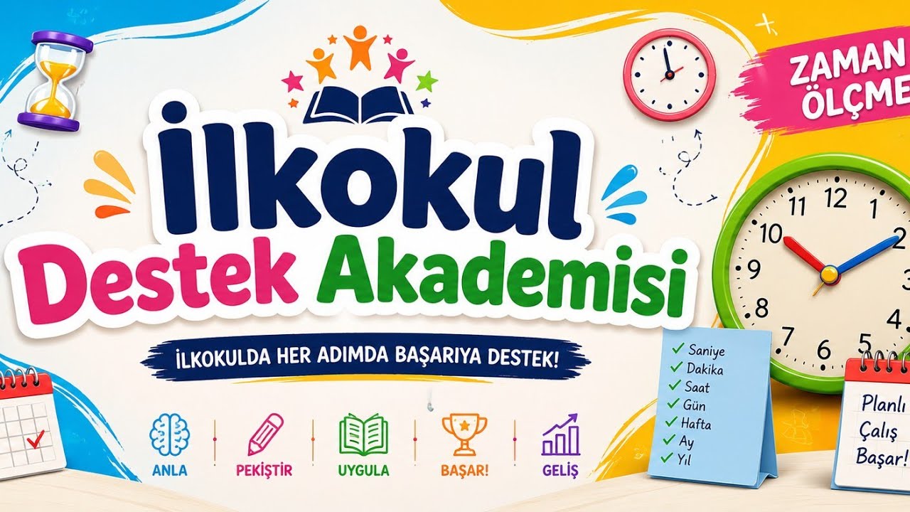 3.Sınıf Matematik Zaman Ölçme