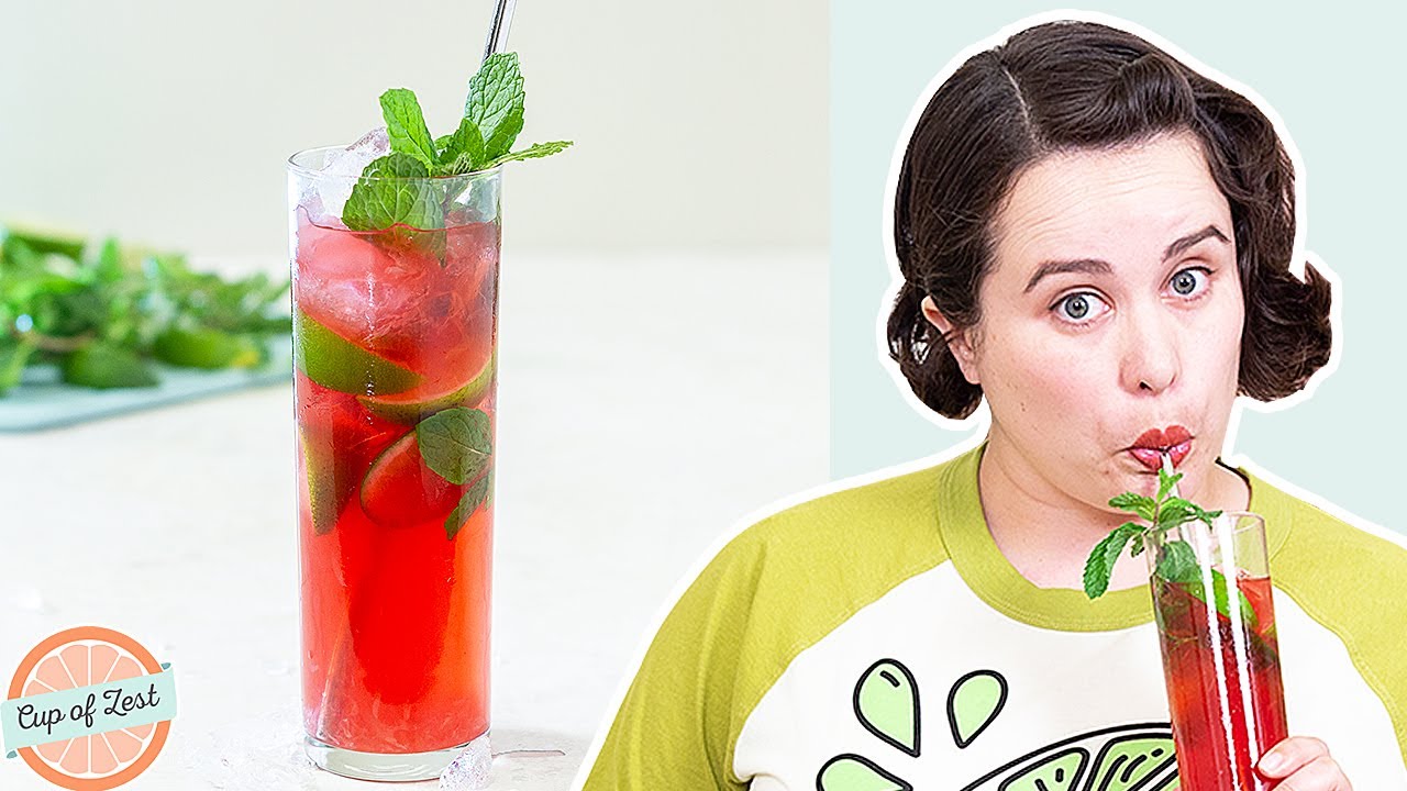 Refreshing & Non-Alcoholic Party Punch - Hibiscus Lime Spritzer