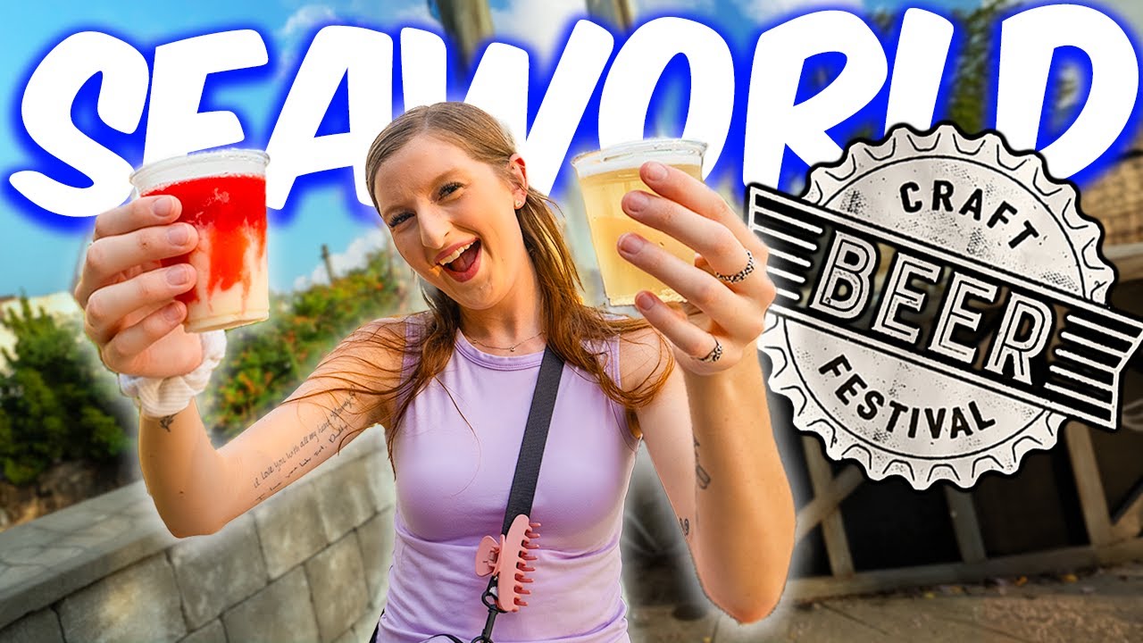Exploring Seaworld Orlando's INCREDIBLE Craft Beer and Food Festival!