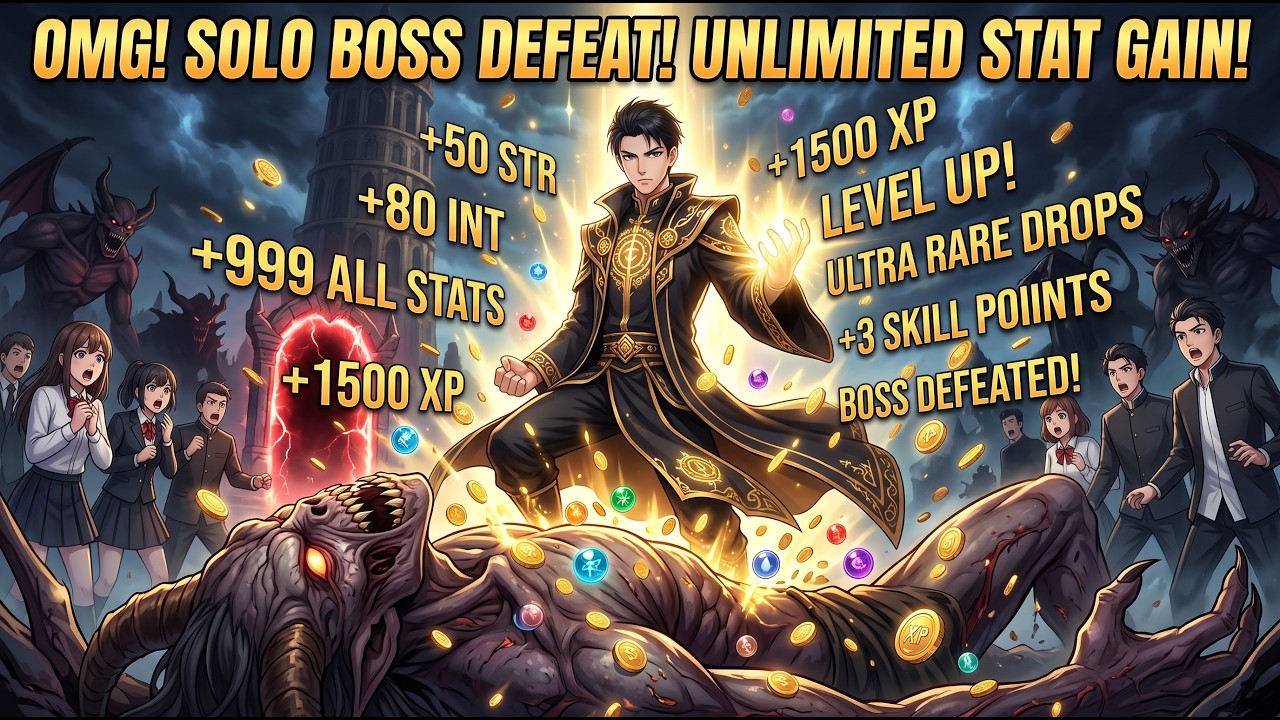 Others Gain 1 Stat Point per Level, But I Gain Dozens from Every Monster Corpse!