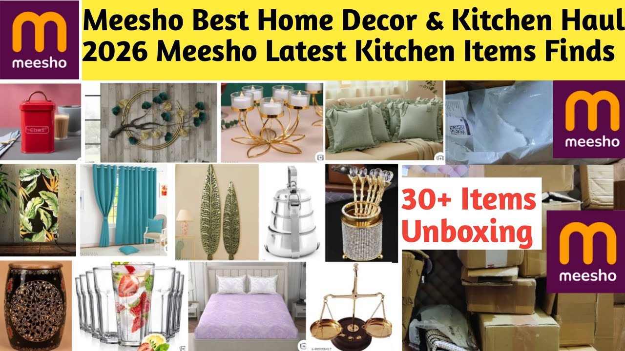Meesho Best Home Decor & Kitchen Haul | 2026 Meesho Latest Kitchen Items Finds | #meesho #sale 