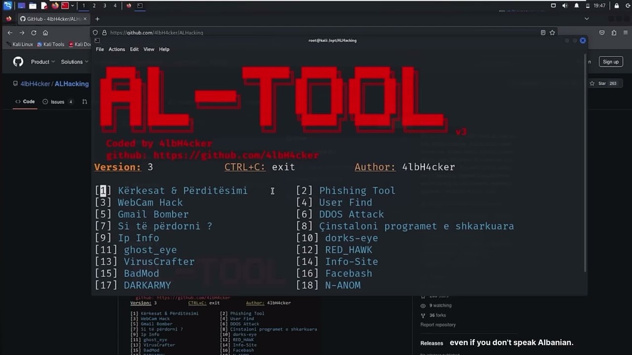 Hacking Tool (ALHacking Tool)!