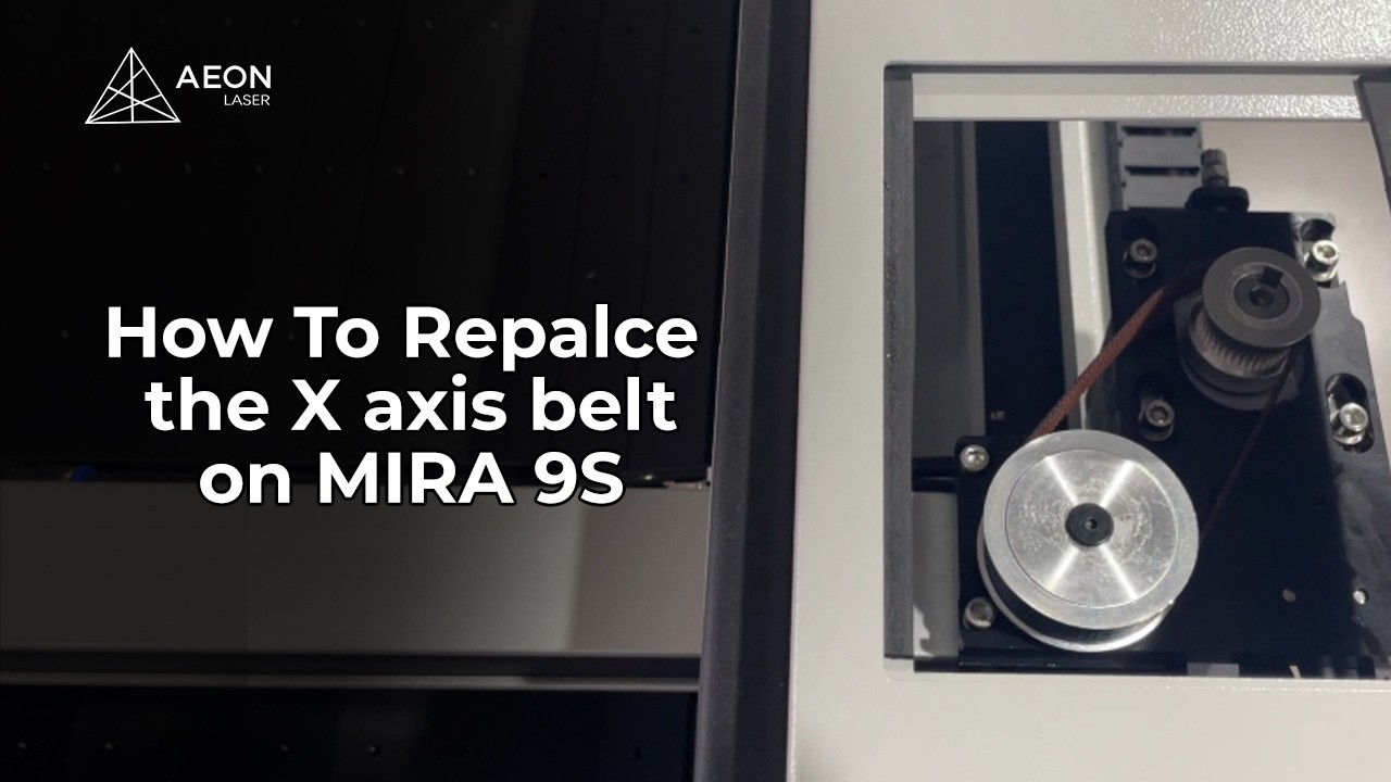 Как заменить ремень оси X на MIRA 9S