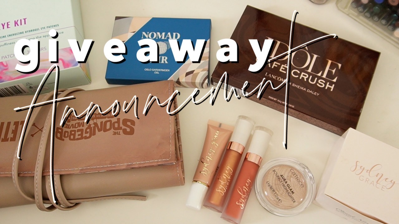 GIVEAWAY ANNOUNCEMENT // I hit 13000 subscribers! Here's what you can win