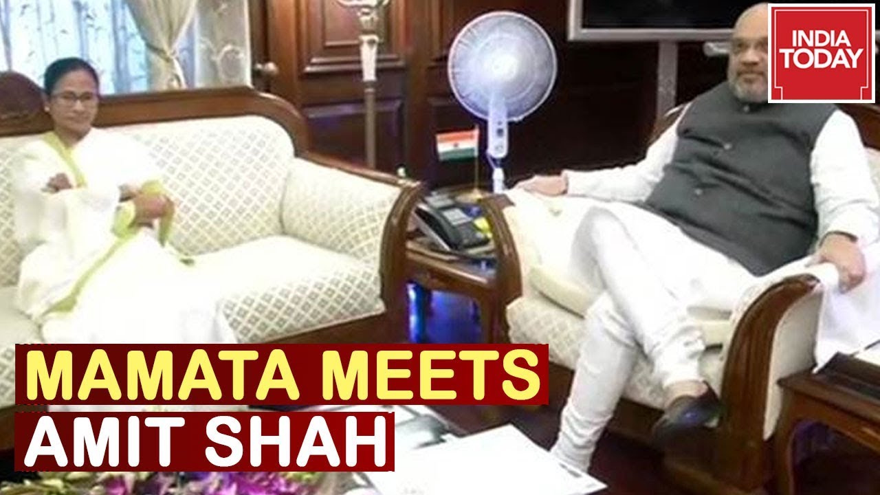 Mamata Banerjee Meets With Amit Shah A Day After Meeting With PM Modi | Watch Live Visuals