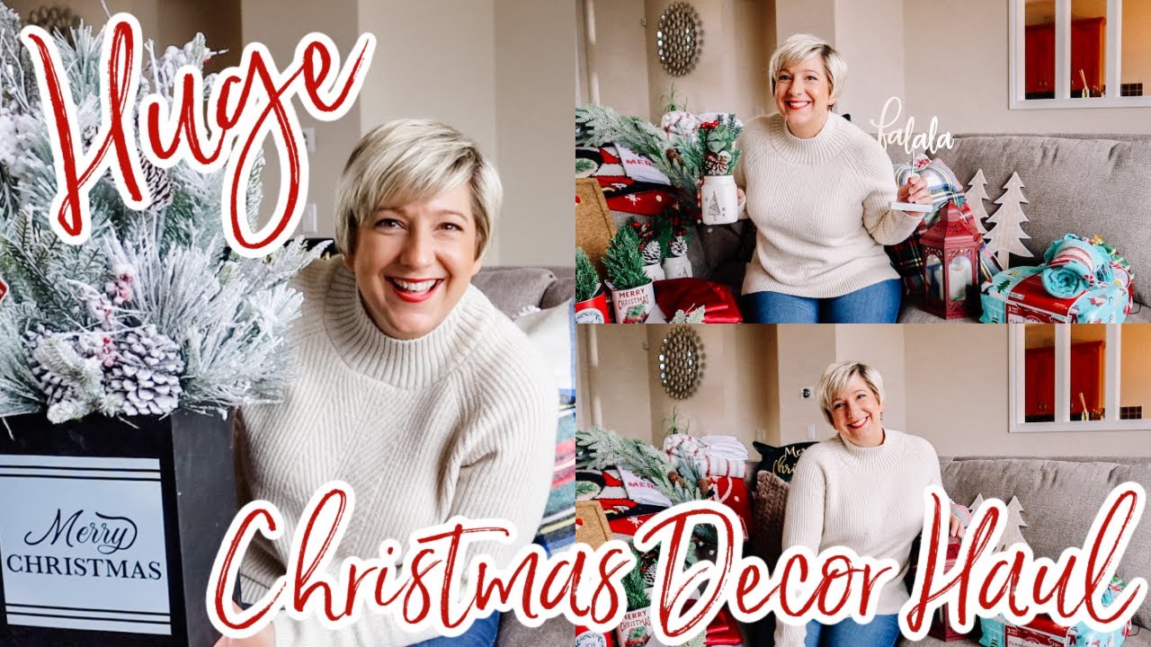 *Huge* Christmas Decor Haul || Christmas Decorations 2021