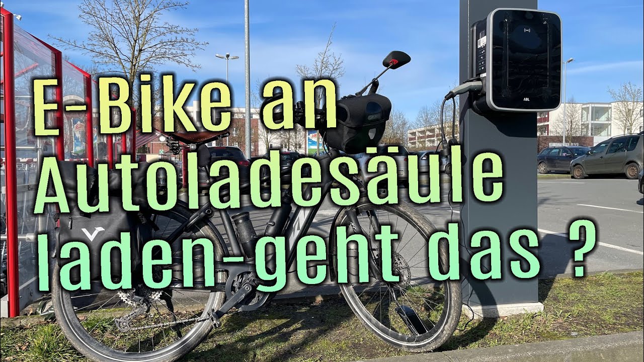 E-Bike an Autoladseäule laden - ich zeige euch wie das geht 🚴‍♀️🔌👍