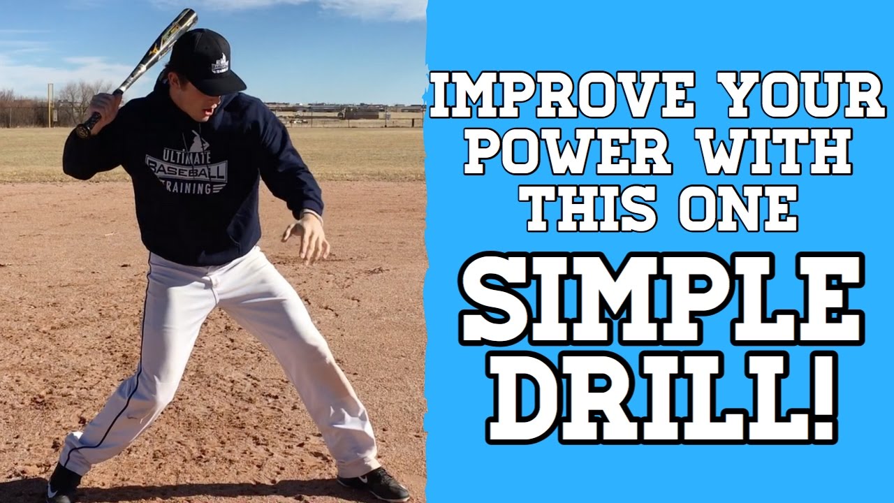 How to: Hit For Power In Baseball - EASY and EFFECTIVE Baseball Hitting Drill