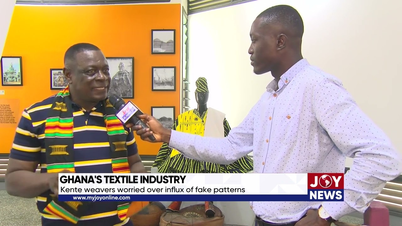 Ghana's Textile Industry: Kente weavers worried over influx of fake patterns