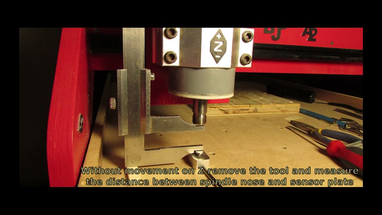 calibration procedure for manual tool change :  bCNC TLO method