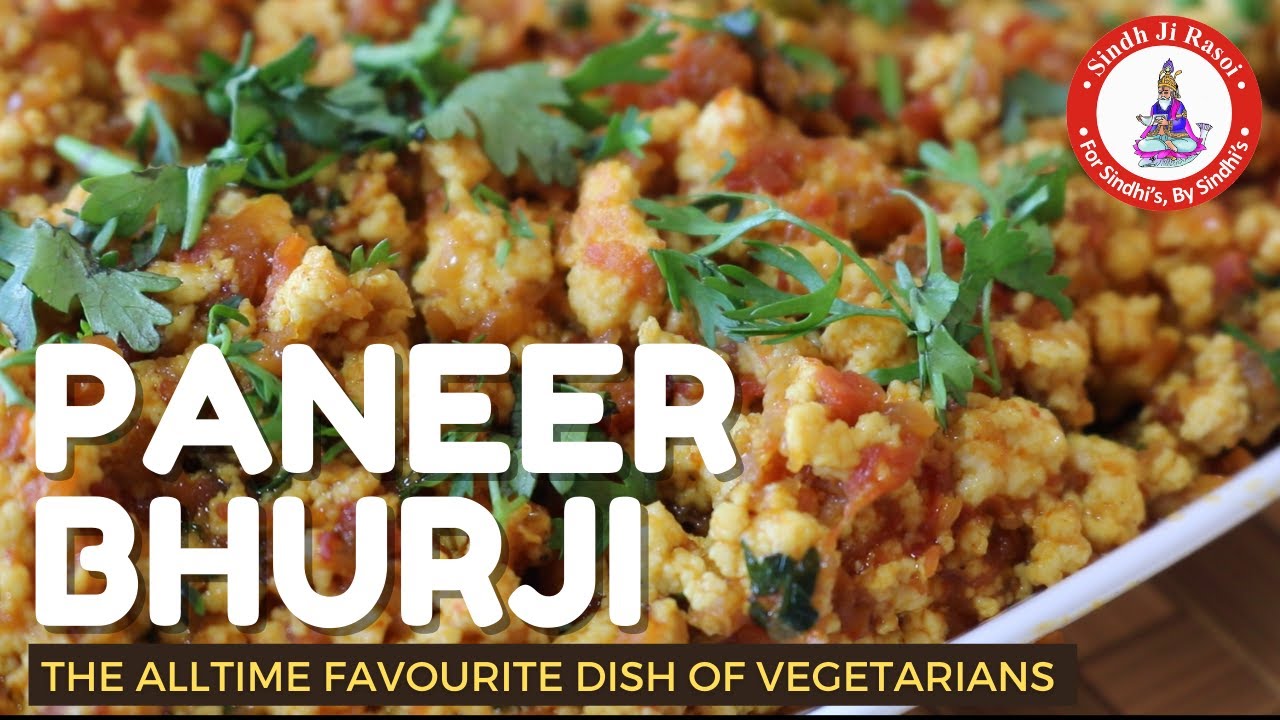Sindhi Paneer Bhurji Recipe in Sindhi (Subs in Hindi) | पनीर भुर्जी रेसिपी | Sindhi Lunch Recipes