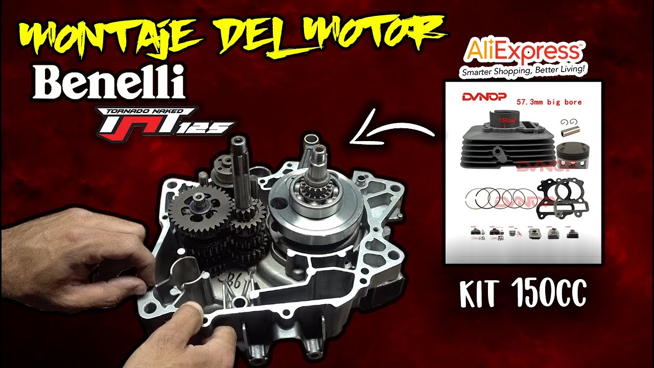 Benelli TNT 125 | Armamos el motor de la Benelli TNT 125 | KIT 150cc de Aliexpress 🤭  | #3